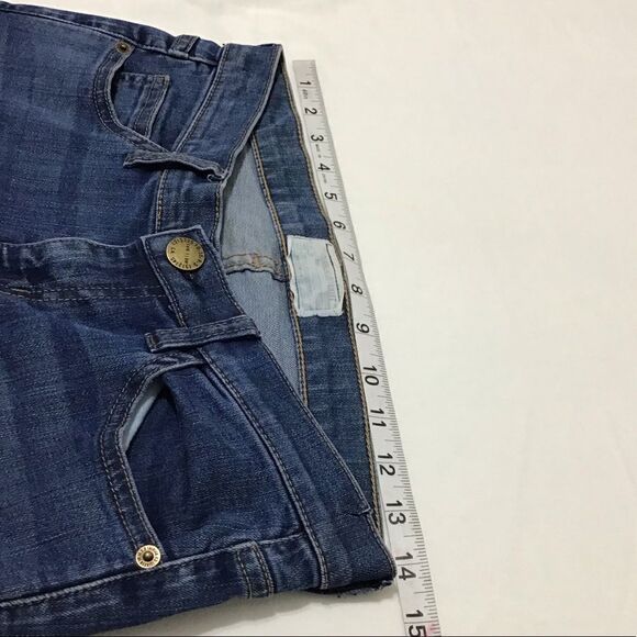 Current/Elliott Sample Blue Wash Flare Leg Jeans - Picture 6 of 15